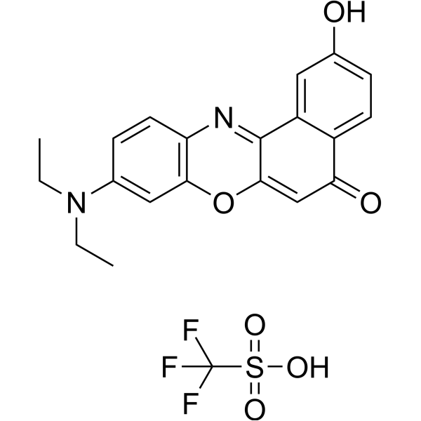 2-Hydroxy nile red trifluoromethanesulfonate 888327-74-0